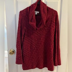 Motherhood Maternity cowl neck long sweater